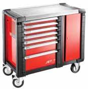 TROLLEY 6 DRAWERS TROLLEY CHRONO.6M3 ROLL.6M3 & ROLL.6GM3 6 drawers = 15 modules distributed in the 60 and 130 mm drawers: - 3 drawer 60 mm high = 9 modules. - 2 drawers 130 mm high = 6 modules.