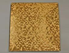 Gold Square Pattern Under