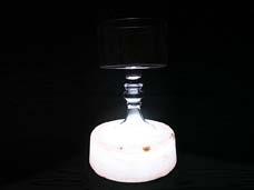 00 White Table Top Light Up Base LC003 36