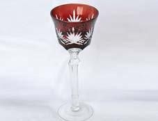 00 Red Crystal Wine Glass 20 cm WG004 R9.