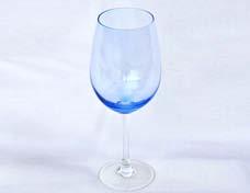 R9.00 Blue Wine Glass
