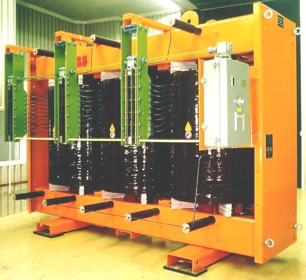 Most common variants of dry type transformers Resibloc Up to approx 40 MVA 45 kv Several cooling options