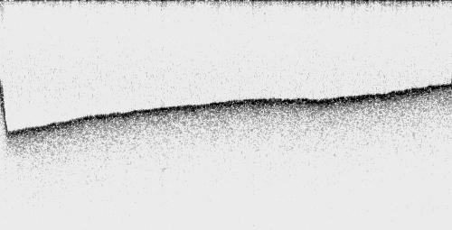 a Static b Moving CW c d Pulse e f 0 Swept 10-2 10-4 Fig. 5. SD-OCT images of a paper, acquired when the sample was static and moving at 80 Hz over 0.7 mm with three different light sources.