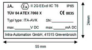 ITA-AVK Manual Intra-Automation GmbH Maintenance Normally level transmitter type ITA-AVK needs no special maintenance.