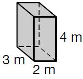 Find the Surface Area of each rectangular prism to the nearest