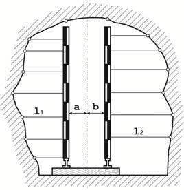 Method of direct measuring is one of the simplest and most commonly used ways to measure mine chambers of regular trapezoid or rectangular profile.