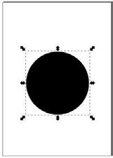 Pentru a obţine un cerc perfect în locul unei elipse, se ţine apăsată tasta Ctrl în timpul trasării elipsei.