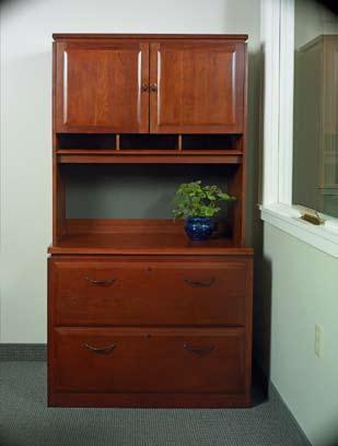 FEATURES solid wood construction Lateral File C1056-100 vertical storage - open shelf - flipper