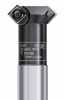 indexable inserts Fully ground circumference with wiper facet: For optimum precision on the workpiece M4574 chamfer milling cutter Application notes on all M4000 tools The Walter Tool ID and