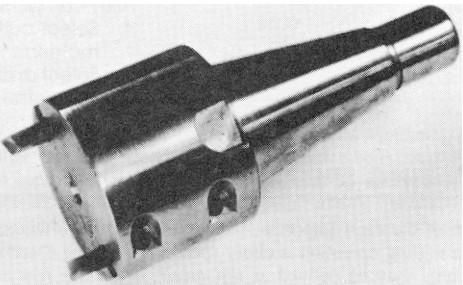 Page 26 of 37 FLYCUTTERS The flycutter is a single-pointed cutting tool with the cutting end ground to the desired shape. It is mounted in a special adapter or arbor.