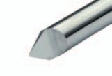 12 Carbide and Gravers Gravers are conic tools (halved carbide rod) with one cutting edge. The deeper the graver dips into your workpiece, the broader becomes the engraving.