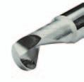 20 Carbide and with Hawk Beak This single tooth cutter has a very sharp, exposed cutting edge ( hawk beak ) with an extreme grinding. The large flute enables a very good chip clearance.