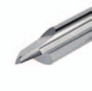 The carbide tool is suitable for rectangular bendings in materials of up to 4 mm thickness (bottom width 3 mm). For rectangular and acute-angled bendings.