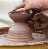 Wheel Throwing for Kids with Kim Anderson 6 weeks Wednesdays 4:00-5:30 Ages 8+ $50 January 18-February 22 This class will explore the basic techniques on how to center clay, make basic cylinders, and