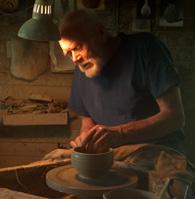 She lives today in the environs of the St. Croix Valley, Minnesota, producing useful daily pottery for local customers at a reasonable price.