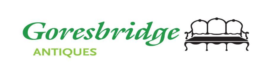 Tel:- 059-9775145 Email: info@goresbridge.com www.goresbridge.com ANTIQUES AUCTION AT THE SALES COMPLEX, GORESBRIDGE MONDAY 30 th APRIL 2018 At 4.00 p.m. SHARP.