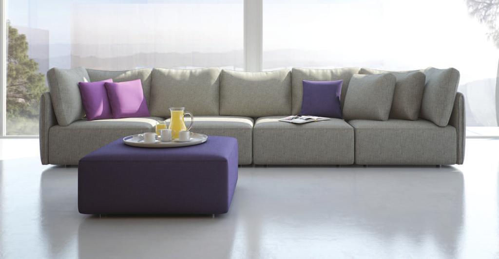 COLONNA lounge unlimited choice of designs - 3 different elements elegant decorative removable cushions by element cushions