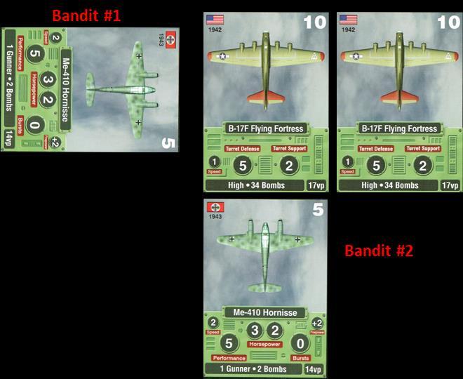 Bandit #1 counter gives it an extra Burst, giving it a total of 2 Bursts (one for being Advantaged).