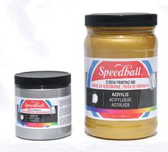 SCREENPRINTING INKS & MEDIUMS ML FL OZ ML FL OZ LIGHTFASTNESS WATER-SOLUBLE SCREEN PRINTING INK Ten bold colors for use on paper and cardboard.