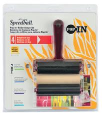 #00 POP-IN BRAYER KIT Contains # Pop-In Brayer and complete line of interchangeable " Pop-In Rollers.
