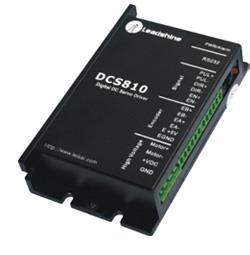 Datasheet of Brushed DC Servo Drive DCS810 DCS810 Brushed DC Servo Drive 18-80VDC, 0-20A, 20-400W Based on DSP control technology and high smooth servo control algorithm Parameter visible tuning
