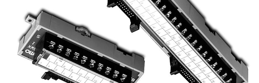 saves space; uses M3 screws H Mounts to DIN track or with screws for panel mounting Ordering Information J