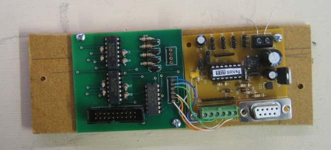 3. Latching Circuit Linking the Fascia Control Panel and the Servo Drivers The latching boards provide four circuits to