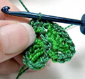 Note: You will ALWAYS hold your yarn in the back and pull it up to the front (called Top