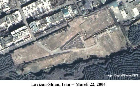Lavizan Site Published by ISIS on 18 June 2004 Satellite