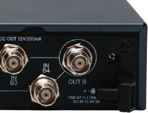 Putting the ACA 1 into operation Connecting the receivers You can connect two receivers or receiver systems (e.g. receivers combined via ASA1, ASA3000) to the ACA1.