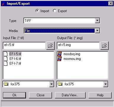 1. Click on the Import icon on the ERDAS IMAGINE icon panel (bar panel at the top).