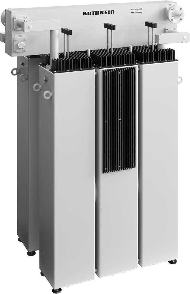 Directional Filter Combiner 87.5... 108 MHz, 5 kw General The directional filter combiners enable several transmitters to be connected to one common output.