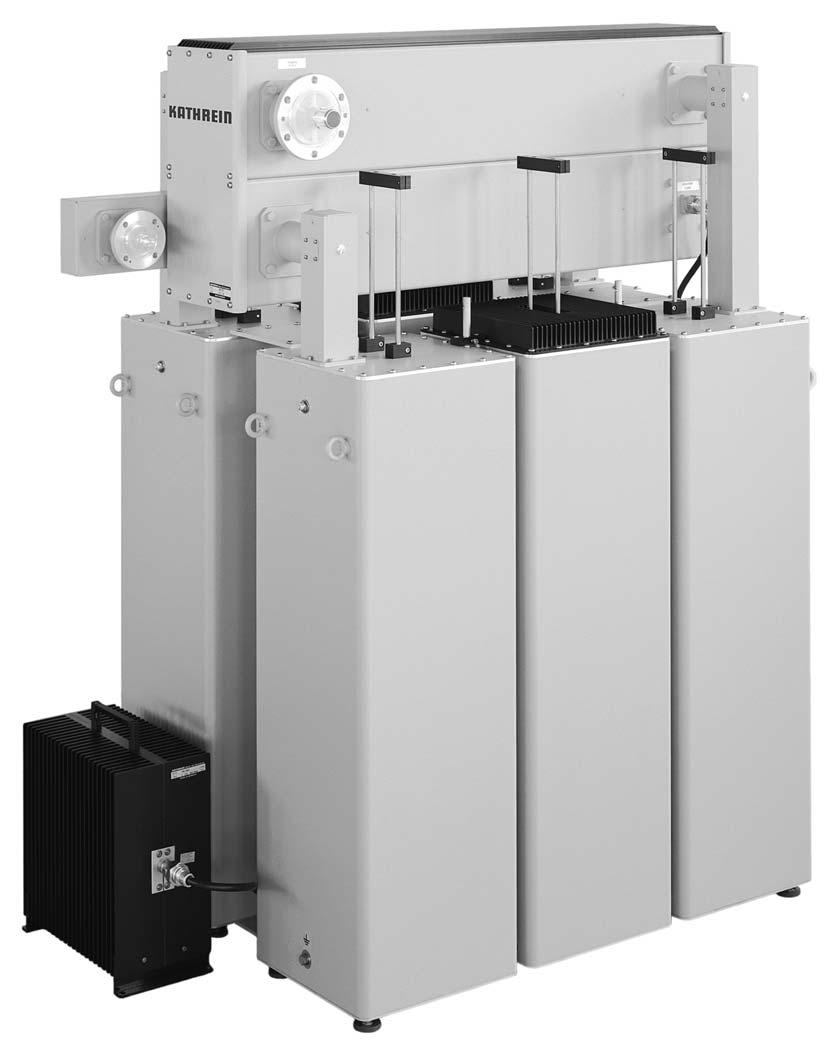 Directional Filter Combiner 87.5... 108 MHz, 10 kw General The directional filter combiners enable several transmitters to be connected to one common output.