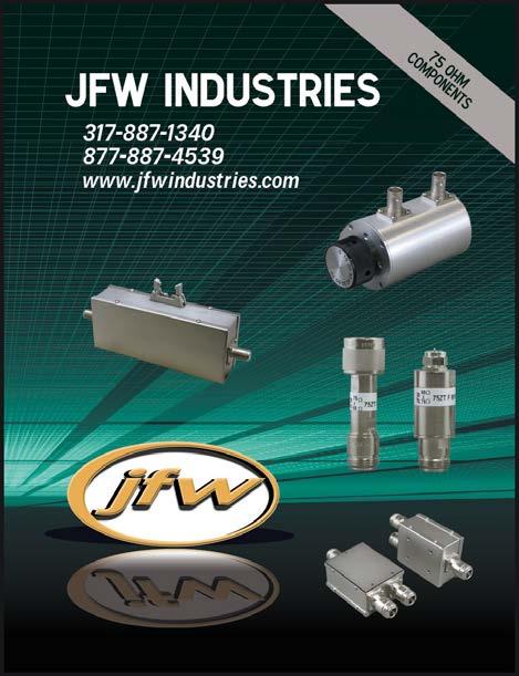 Additional JFW Brochures 50 Ohm Components Brochure An overview of JFW's 50 Ohm components, covering frequencies up to 18 GHz.