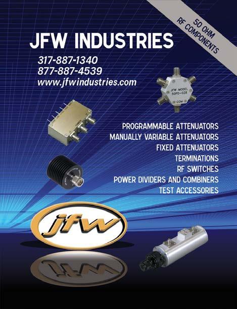 Blocks RF Detectors Bias Taps 75 Ohm Components Brochure See what JFW has to offer for cable TV and other 75 Ohm applications, including: