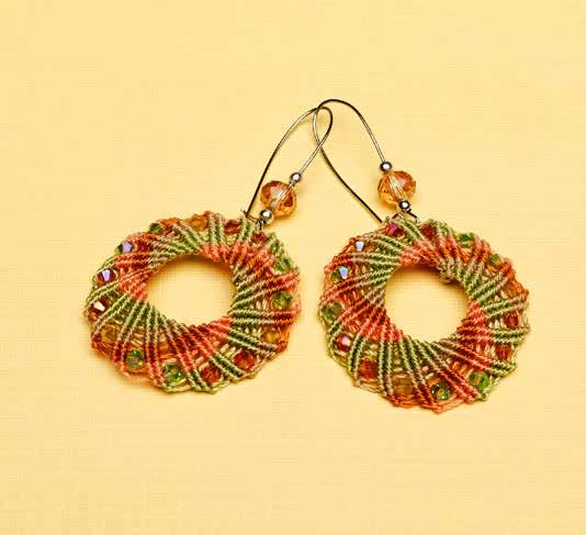 Whimsical Wheels Earrings A capricious combination of colors makes these earrings stand out. They are versatile and lightweight, and will look great in lots of different colors.