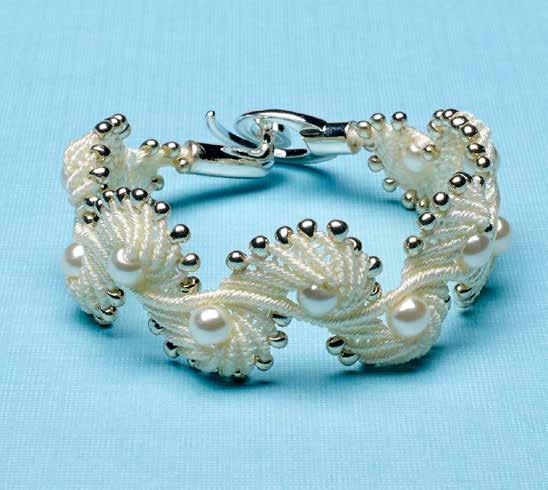 Vision In White Bracelet Make this beautiful bracelet with a very special bride in mind!