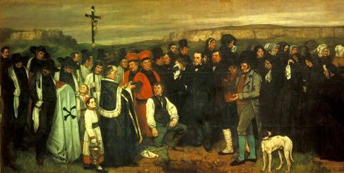 Gustave Courbet Burial at