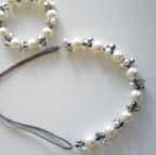 16-141 : Synthetic Pearl Elasticized Bracelet 16-140 -