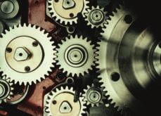 Gears are important parts of many mechanical devices. The wheels of gears have teeth, or pegs, around their outer edge that fit into other gears.