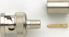 6746A 6752A 7042 7043 7232 75 Ω BNC Straight Coaxial Plugs Designed to 3 GHz performance with true 75 Ω impedance for broadcast applications.