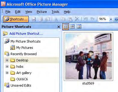Alternatively you can load Picture Manager by clicking on the Start Menu and going to: All Programs > NTU-WIDE Applications > Microsoft Office #### > Microsoft Office Tools > Microsoft Office Picture