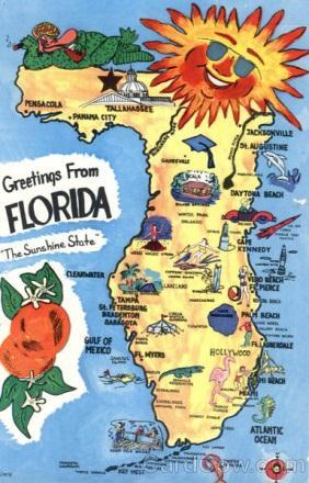 In 1920, Florida had a population of 968,470 people. Just five years later, the population had grown to 1,263,540.