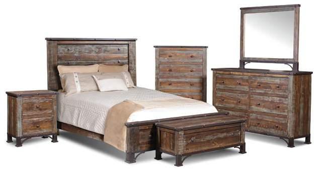 CITY FORGE BEDROOM H4870-350 City Forge 2 Dwr Ntst 24 x 16 x 28 H4870-330 City Forge 5 Dwr Chest 36 x 18 x 54 H4870-320 City Forge Mirror 44 x 2 1/2 x 37 H4870-400