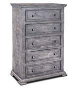 Available in BROWN, GRAY AND WHITE MARQUIS BEDROOM H4815-350-BRN Marquis 3 Dwr Nightstand