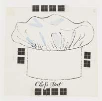 Chef's Hat ("Who's Who in Holiday 6 3/4 x 6 7/8 inches (17.1 x 17.