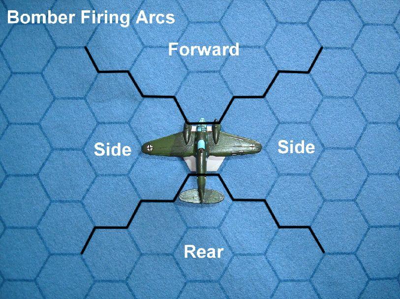 However, the following modifiers apply to your die roll: Firer inverted -1 Single Pivot Mount MG Firing -1 Example 1 Our Spitfires movement has placed him 3 hexes behind a 109 so that he needs to a