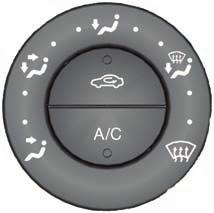 ) pentru ca sistemul de control al climatiz`rii s` func]ioneze eficient. Recircularea aerului ATEN}IE Utilizarea îndelungat` a aerului recirculat poate cauza aburirea geamurilor.