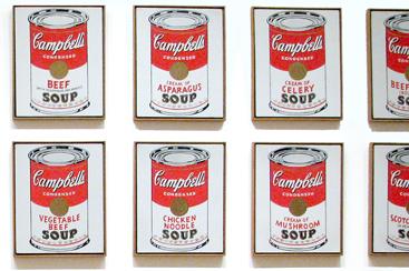 Still Life #20 Art in Art Utilising aspects of popular culture was a critical aspect of Pop Art practice. Many Pop artists integrated mass produced products and brands into their aesthetic.