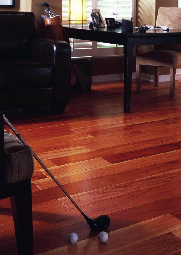 Brazilian Teak s colour varies from a medium tan brown and includes yellow and light brown hues, that when coupled with its unique grain pattern, creates an exclusive and natural atmosphere.